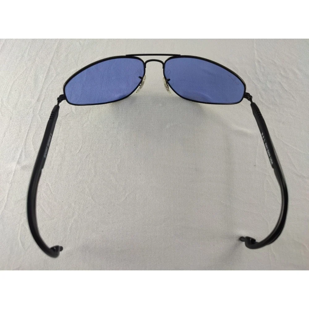 Vintage B&L‎ Ray-Ban W1739 Sport Series 3 Sunglasses Black Blue Lens Mint